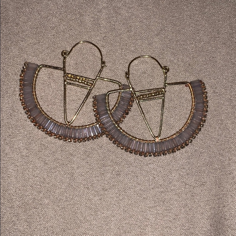 Boho chic hoops